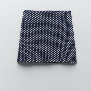 Zara Jacquard Mini Skirt